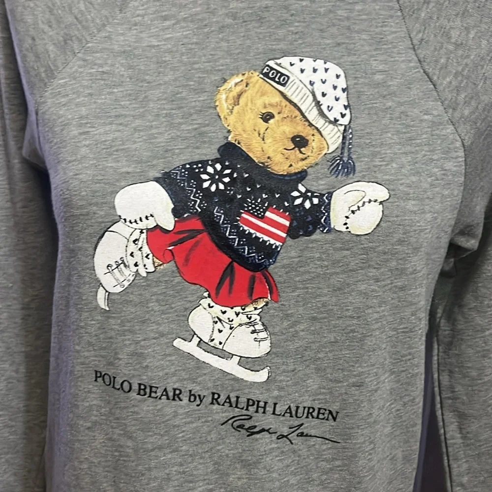 Polo Ralph Lauren Girls Long Sleeve Bear Dress BUNDLE size XL